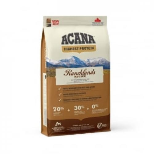 ACANA Highest Protein Ranchlands - hrana uscata fara cereale caini - 114kg - Produse pentru caini -
