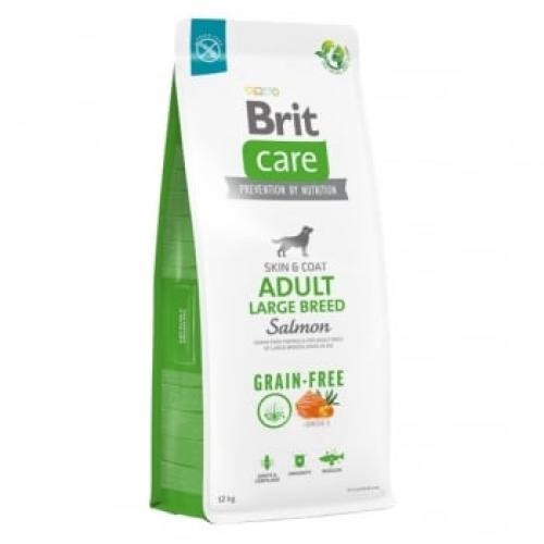 BRIT Care - L-XL - Somon - hrana uscata fara cereale caini - piele & blana - 12kg - Produse pentru caini -