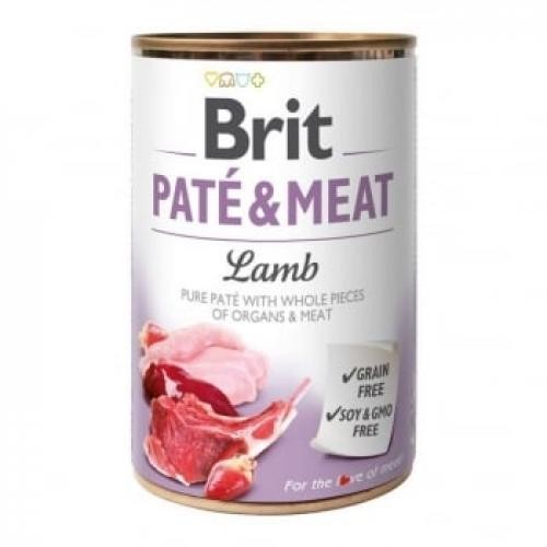BRIT Pate & Meat - Miel - conserva hrana umeda fara cereale caini - (pate cu bucati de carne) - 400g - Produse pentru caini -