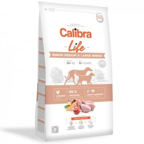 Calibra Dog Life Senior Medium & Large Breed cu Pui - 25 Kg - Produse pentru caini -