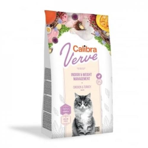 CALIBRA Verve GF Indoor & Weight - Pui - hrana uscata fara cereale pisici - managementul greutatii - 750g - Ingrijire pisici -