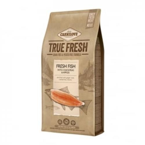 CARNILOVE True Fresh Adult S-XL - Peste proaspat cu naut si mere - hrana uscata fara cereale caini - 114kg - Produse pentru caini -