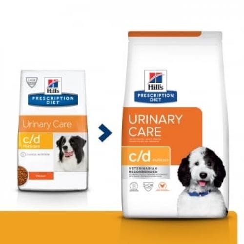 HILLS Prescription Diet c/d Urinary Care - Pui - dieta veterinara caini - hrana uscata - sistem urinar - 4kg - Produse pentru caini -