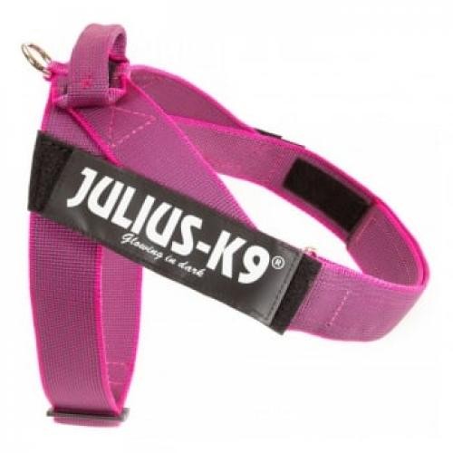 JULIUS-K9 IDC Color & Gray - ham banda caini - XL - 28-40kg - roz - Lese si zgarda -