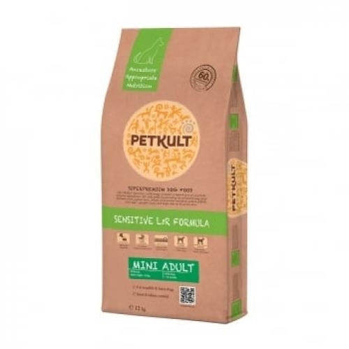 PETKULT Sensitive L&R Mini Adult - Miel si Orez - hrana uscata caini - 2kg - Produse pentru caini -