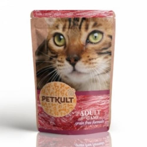 PETKULT Vanat - plic hrana umeda fara cereale pisici - 100g - Ingrijire pisici -