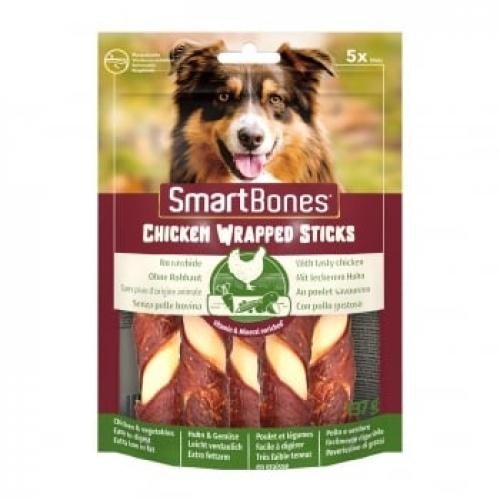 SMARTBONES Classics Chicken Warpped Sticks - recompense caini - Batoane Pui - 5buc - Produse pentru caini -