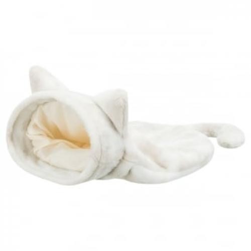 TRIXIE Cuddly Bag Nelli - patura asimetrica pisici - plus - alb si bej - 34 x 23 x 55 cm - Ingrijire pisici -