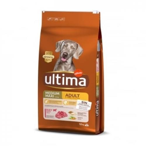 ULTIMA Dog Medium & Maxi Adult - Vita - hrana uscata caini - 12kg - Produse pentru caini -